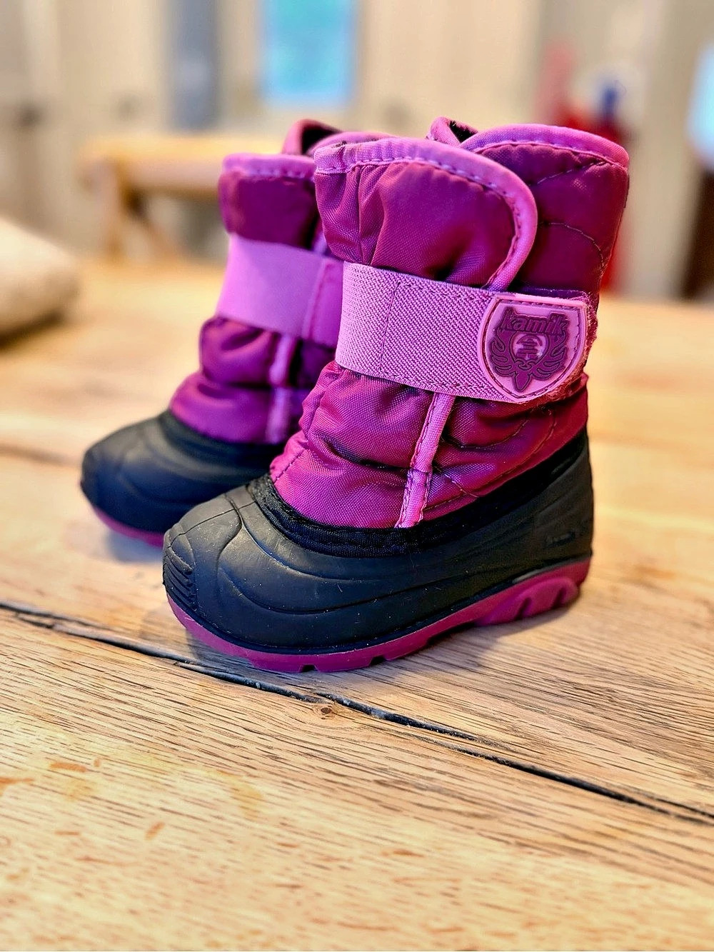 Kamik Kids Snowbug Snow Boots - Magenta - Size 5 Toddler